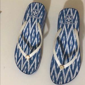 Tory Burch Wedge Flip Flops